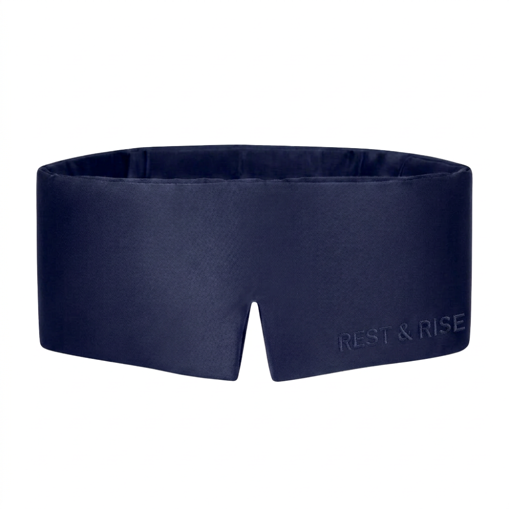 Antifaz de Seda Pura - Nº 02 Deep Sea Navy