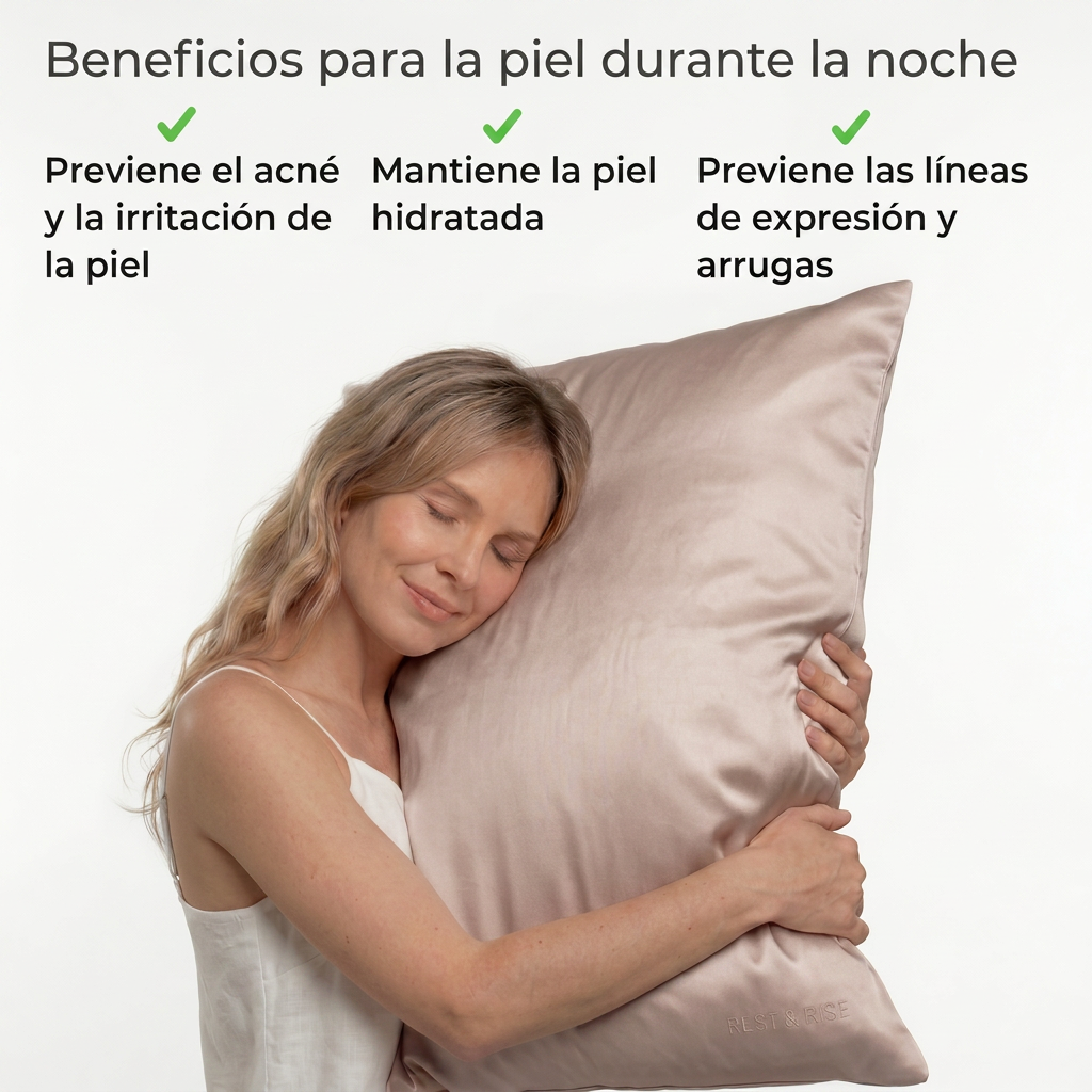 Funda de Seda Premium para Almohada • Aurora Austral
