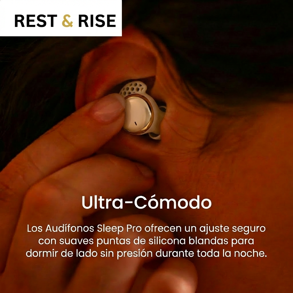 Audífonos Sweet Dreams para dormir de lado - Blanco