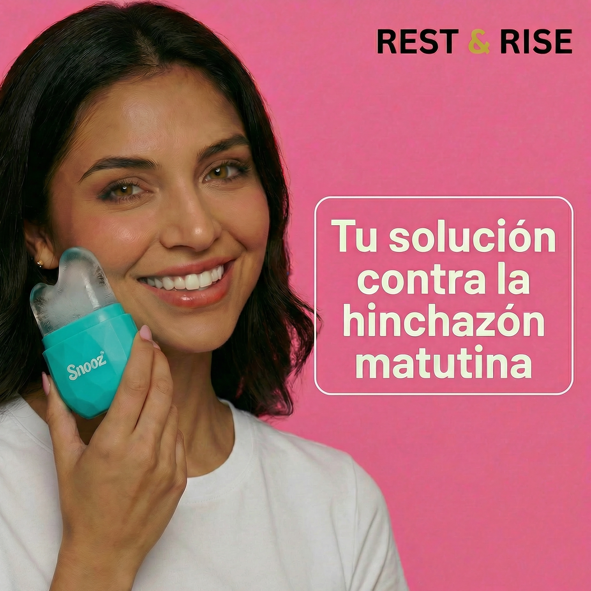 Molde De Hielo Facial Con Forma Gua Sha Masajeador Skincare - Calipso