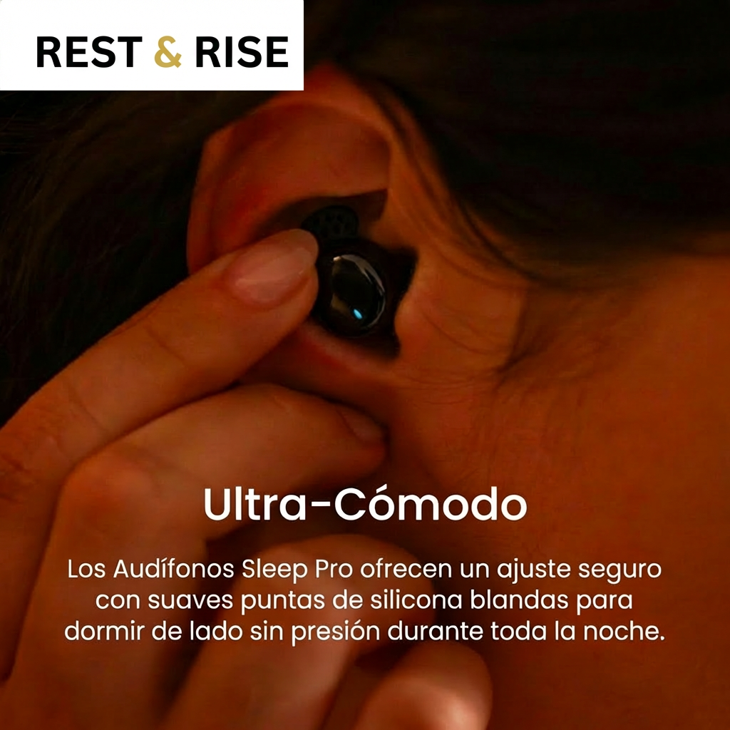 Audífonos Sweet Dreams para dormir de lado - Negro