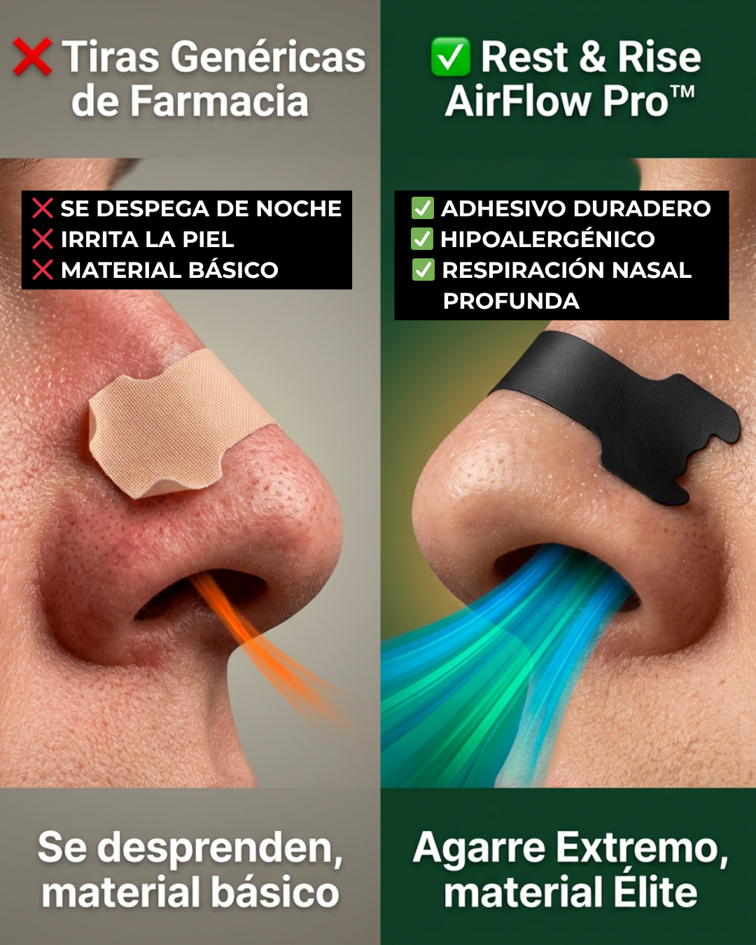 Tiras Nasales AirFlow Pro™