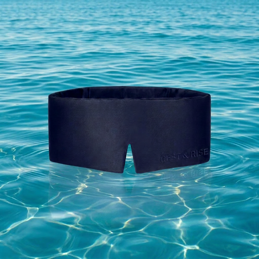 Antifaz de Seda Pura - Nº 02 Deep Sea Navy