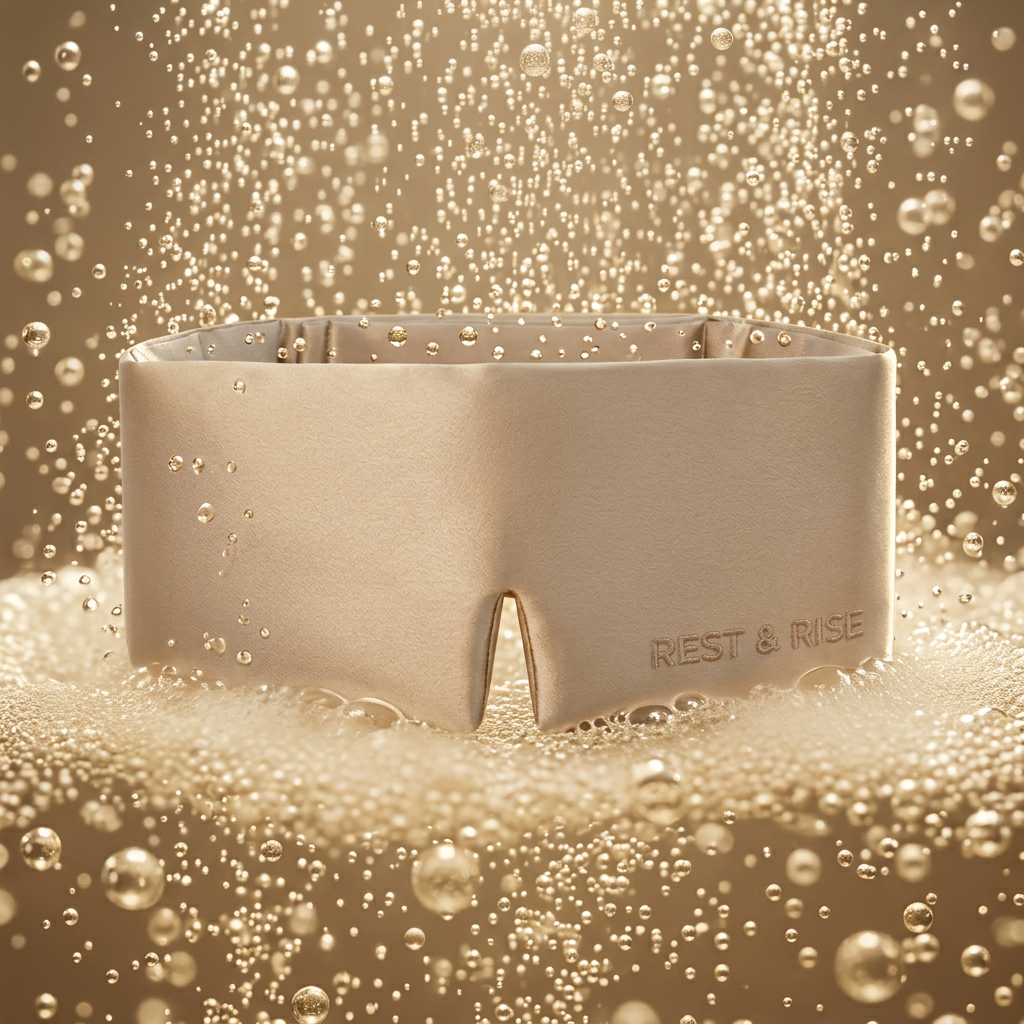 Antifaz de Seda Pura - Nº 03 Luminous Champagne