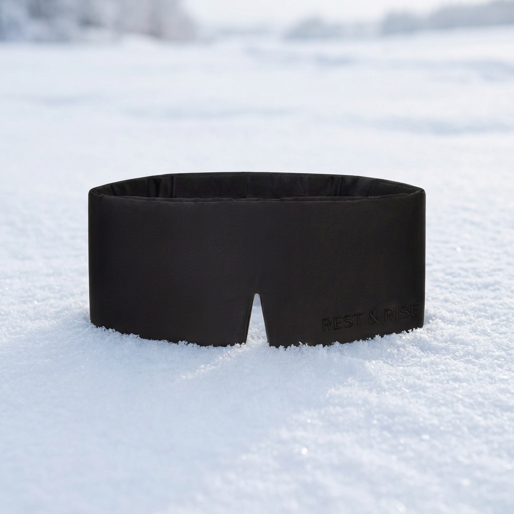 Antifaz de Seda Pura - Nº 01 Midnight Black