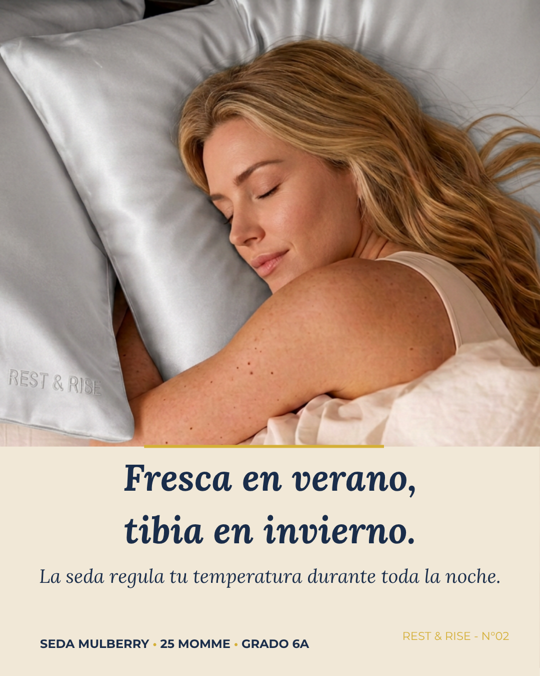 Funda de Seda Premium para Almohada • Espejo del Salar