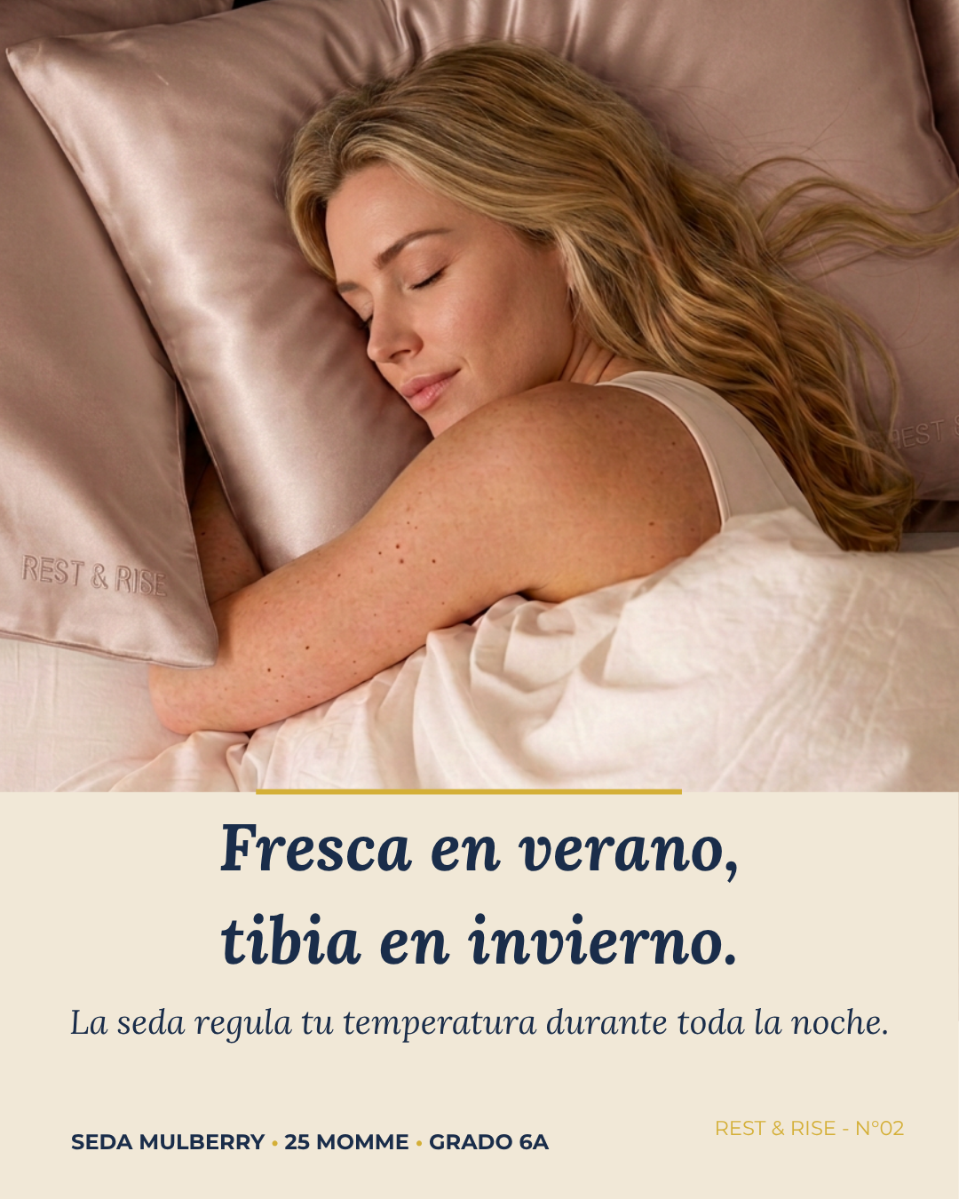 Funda de Seda Premium para Almohada • Aurora Austral