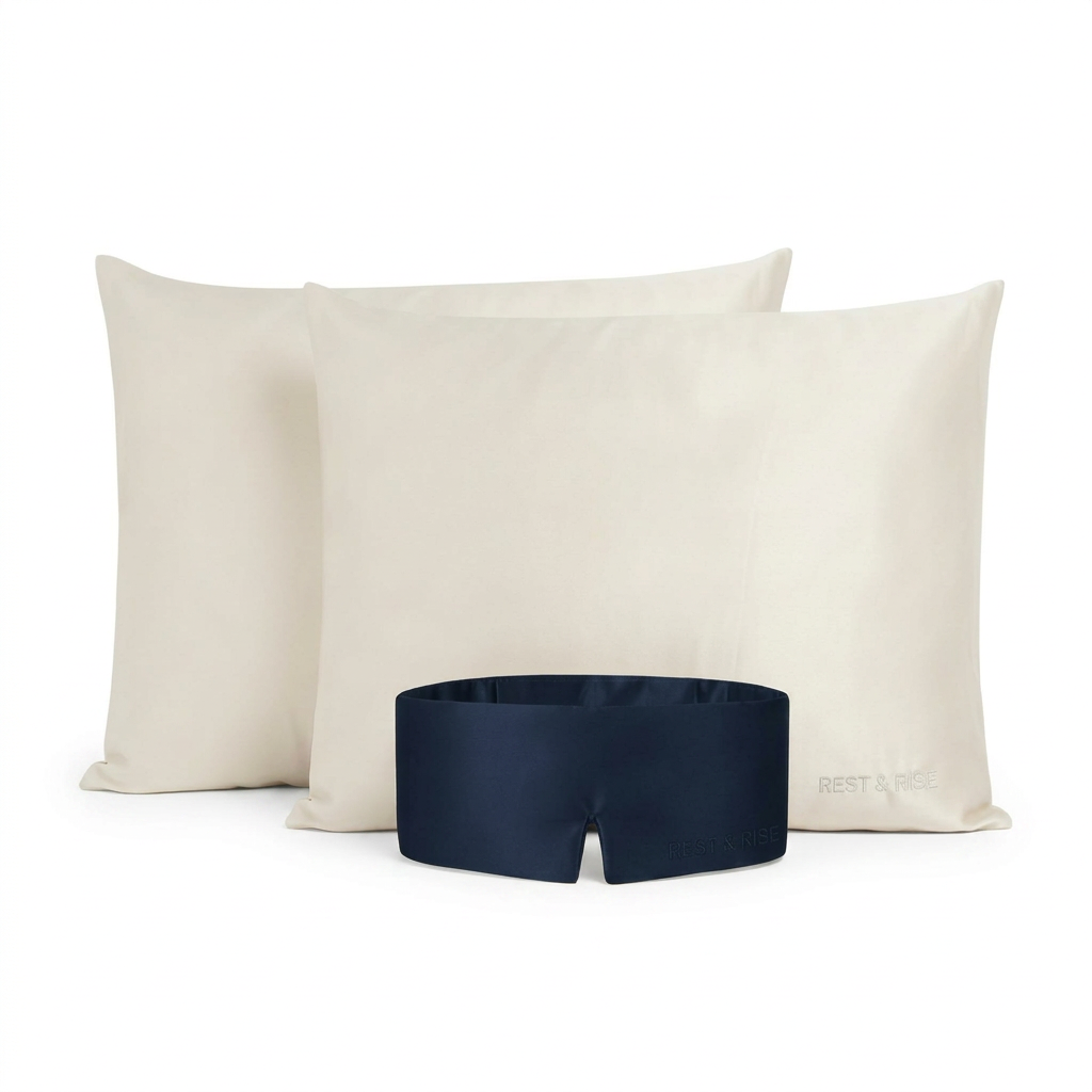 Set • 2 Fundas Niebla Andina + 1 Antifaz Mar Profundo