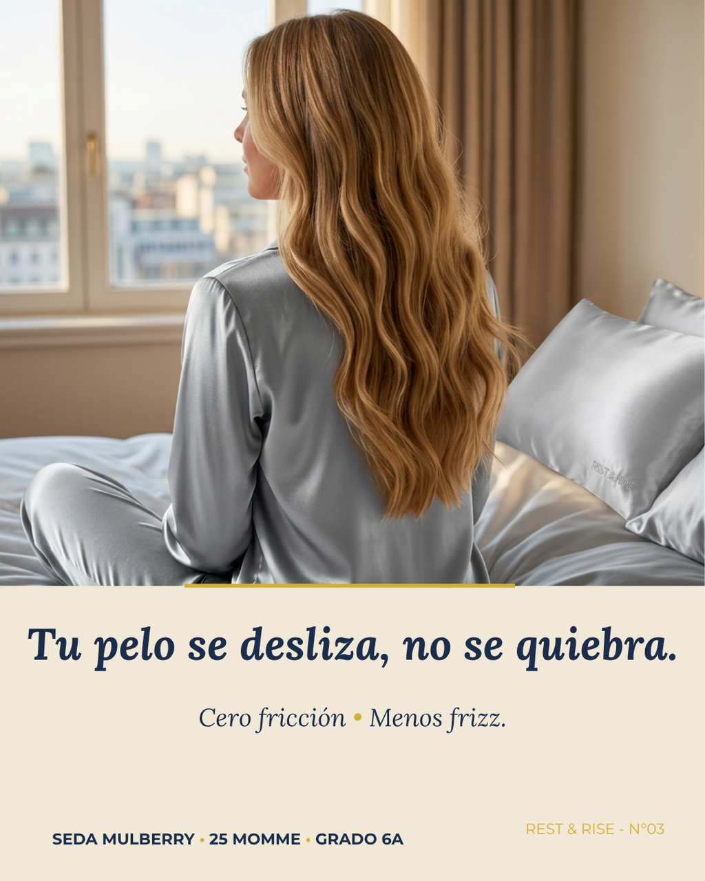 Funda de Seda Premium para Almohada • Espejo del Salar