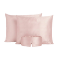 Set de seda: 2 fundas y antifaz Rosa Atardecer - Rest & Rise