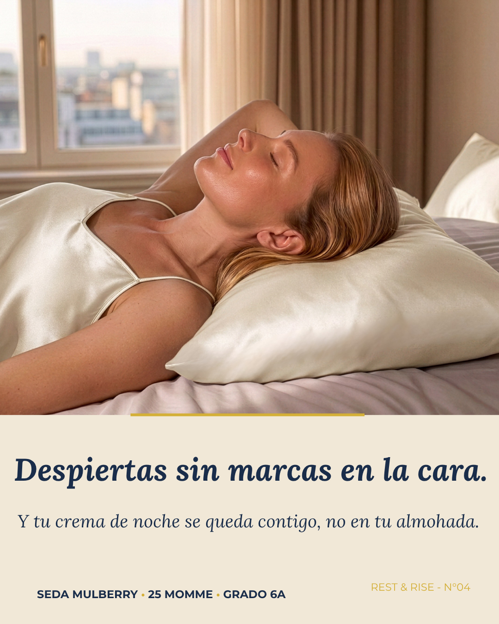 Funda de Seda Premium para Almohada • Niebla Andina
