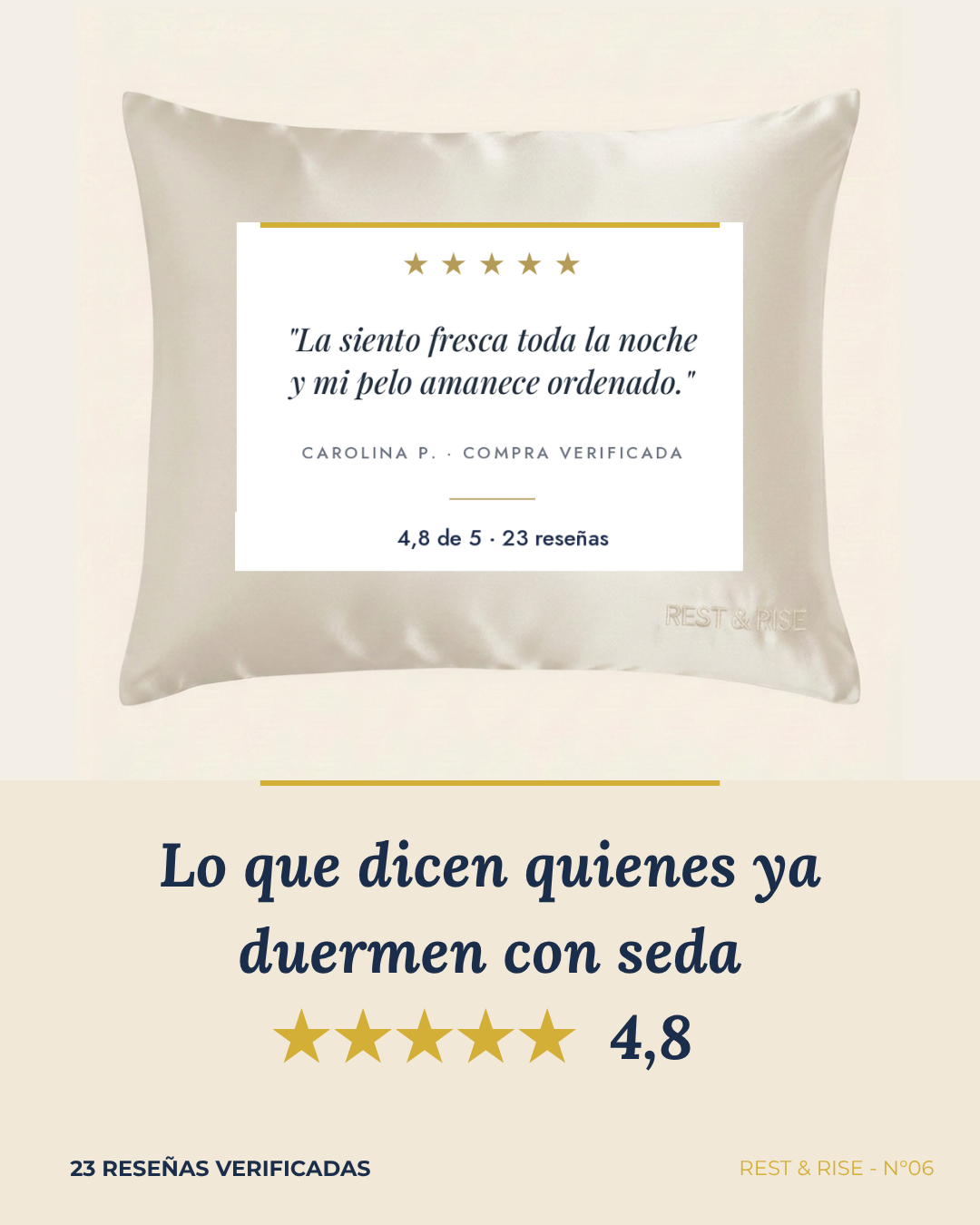 Funda de Seda Premium para Almohada • Niebla Andina