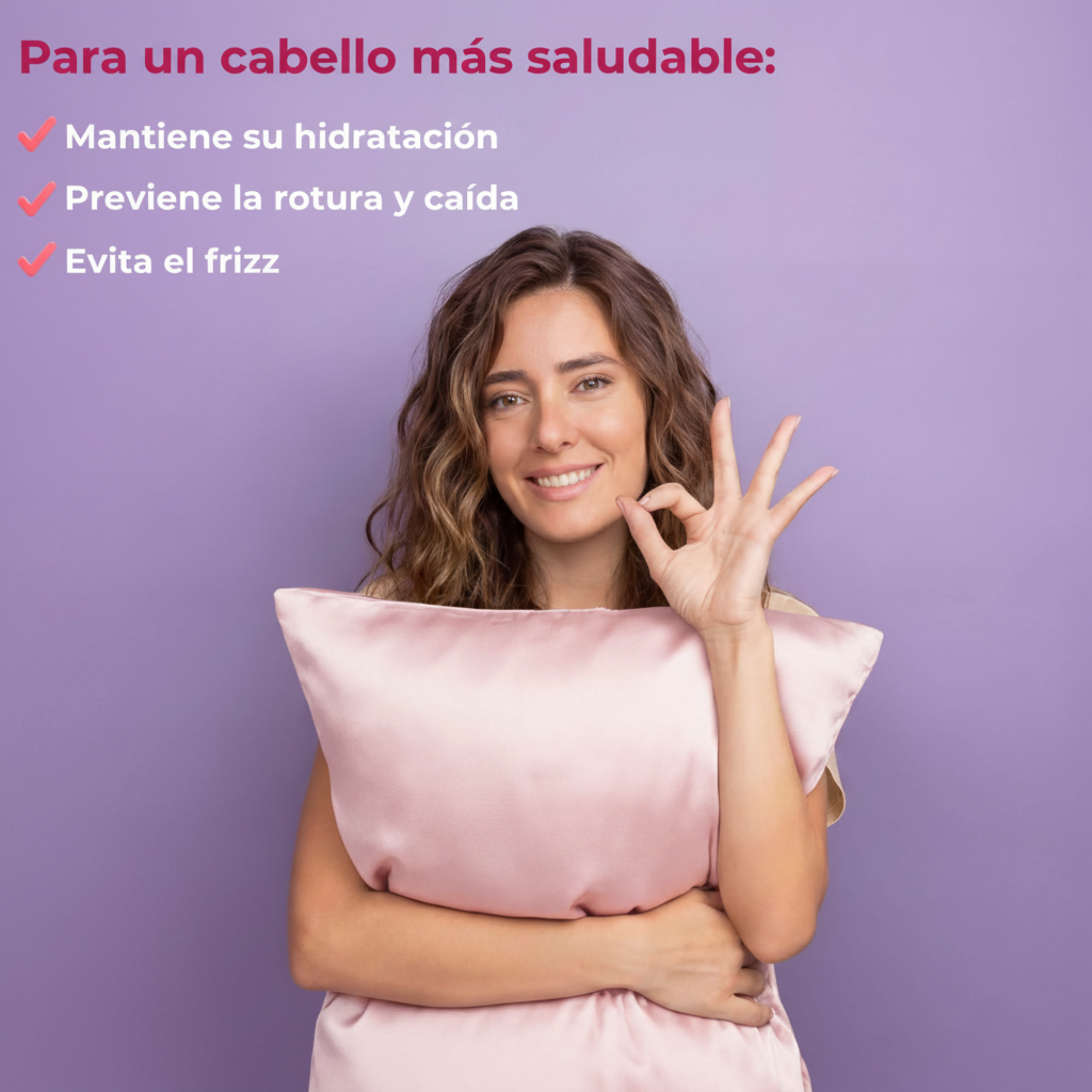 Funda de Seda Premium para Almohada • Rosa Atardecer