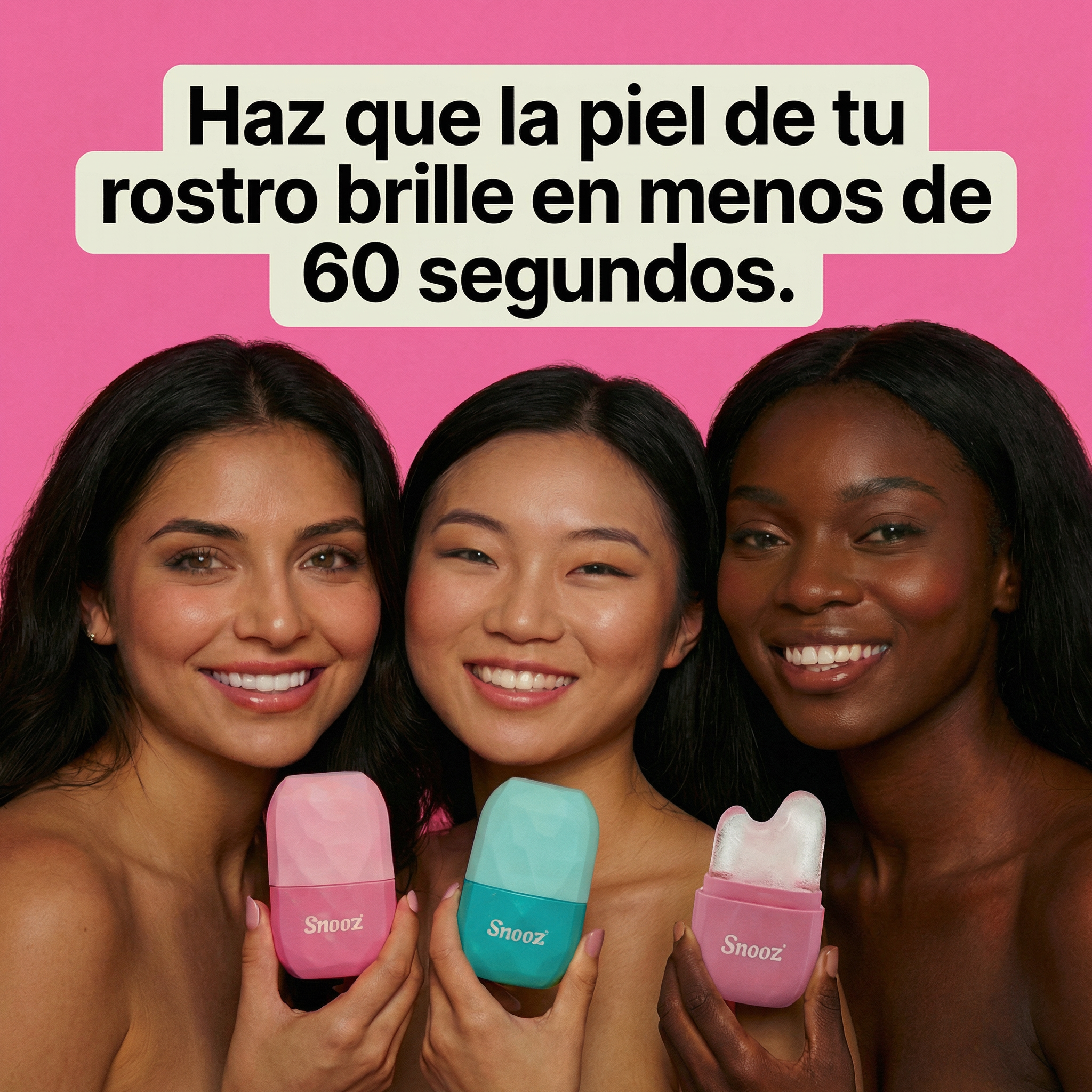 Molde De Hielo Facial Con Forma Gua Sha Masajeador Skincare - Calipso