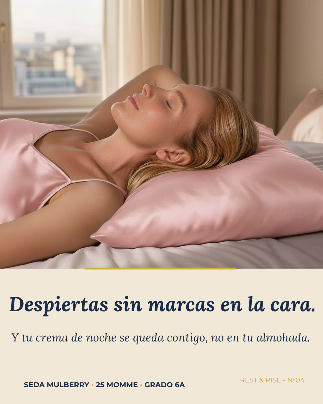 Funda de Seda Premium para Almohada • Rosa Atardecer