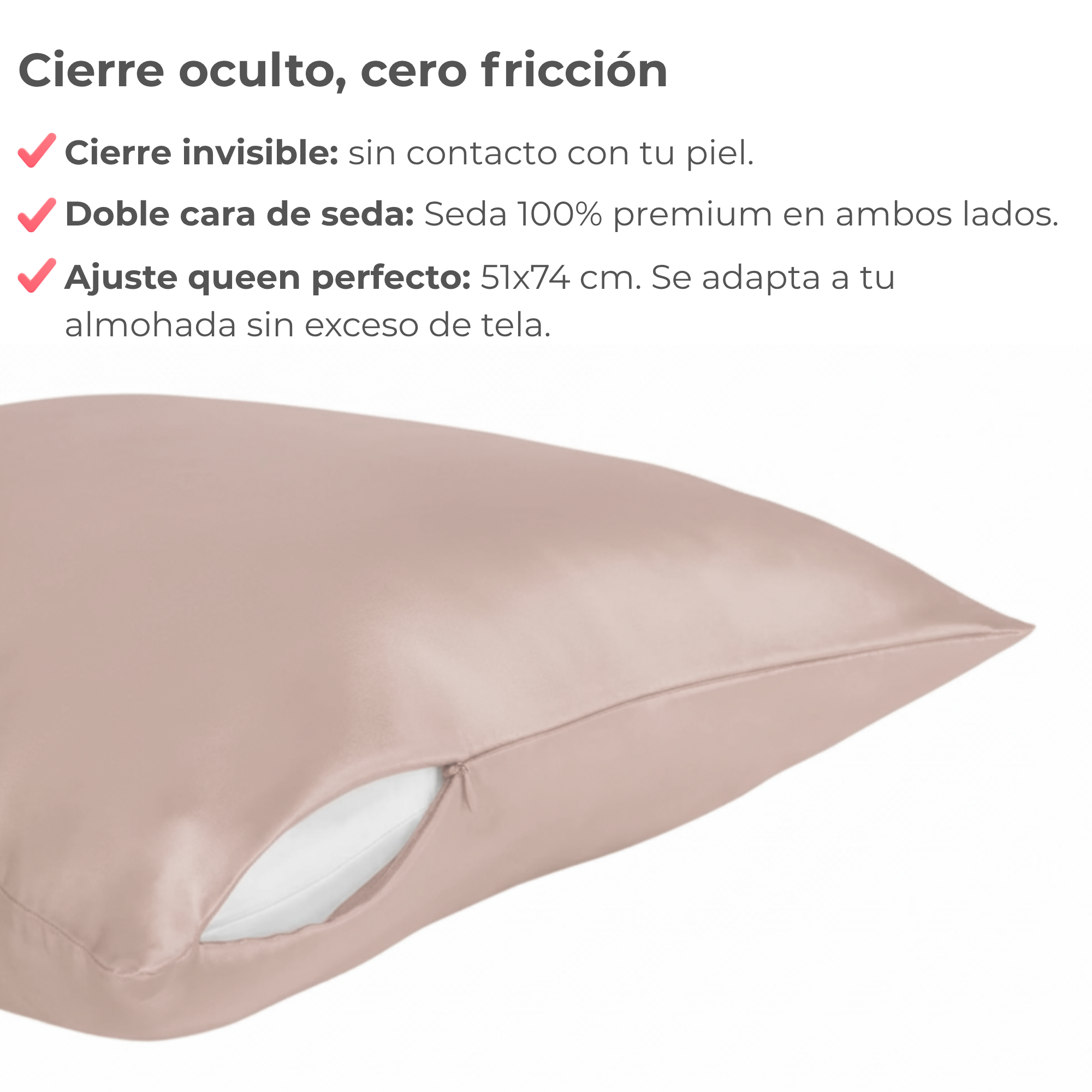 Funda de Seda Premium para Almohada • Aurora Austral
