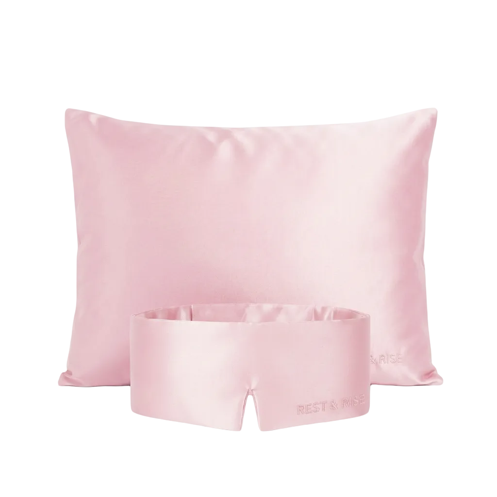 Set • 1 Funda Rosa Atardecer + 1 Antifaz Rosa Atardecer